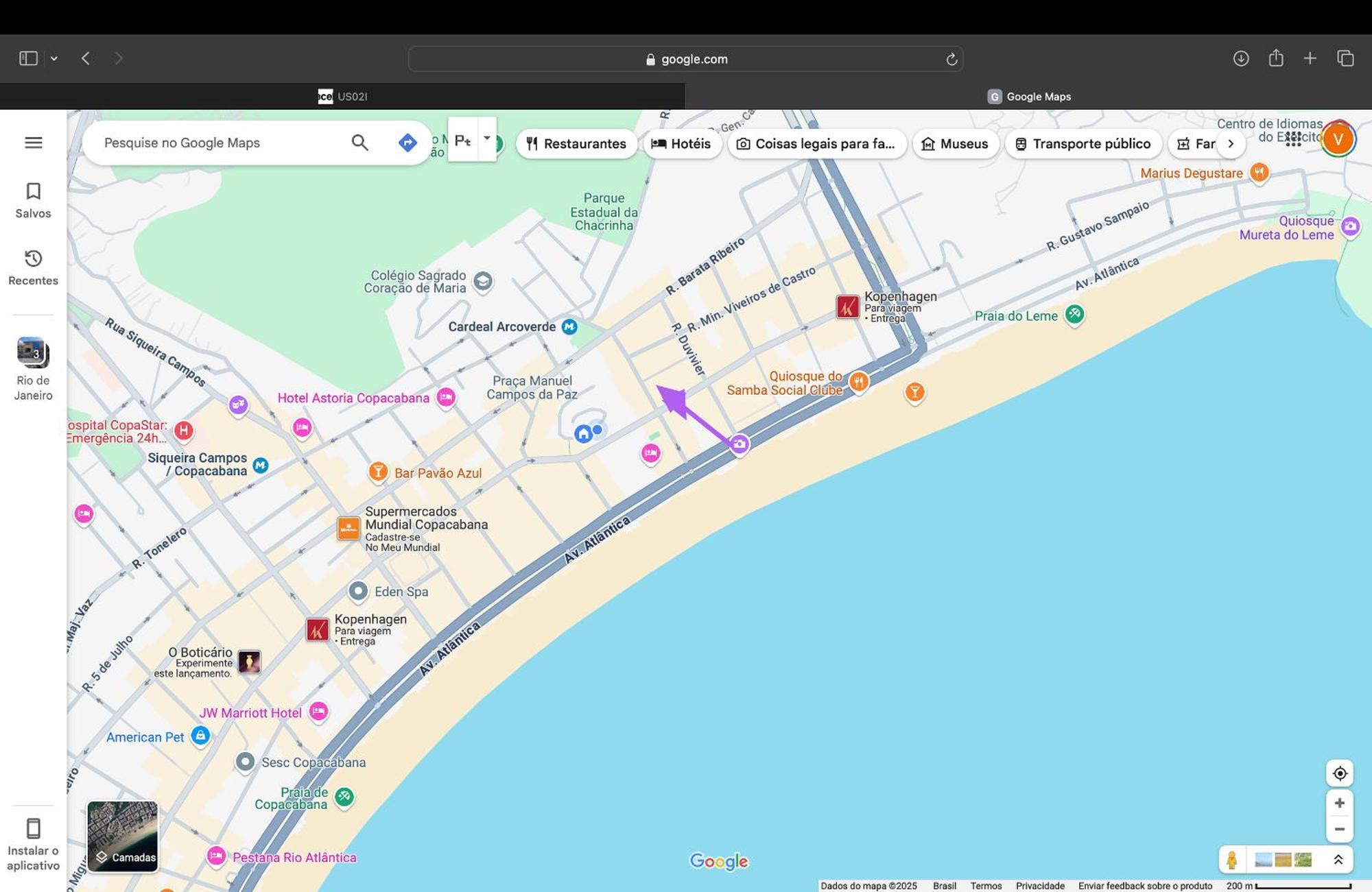 Localizacao Icone Em Copacabana! Atras Do Palace, 30m Metro E Rio de Janeiro